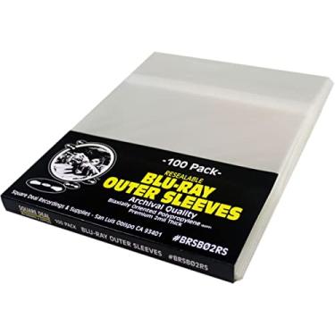Imagem de Capas resseláveis em Blu-Ray de 12 mm - Compatível com Blu-Ray, Xbox One e HD-DVD (pacote com 100)