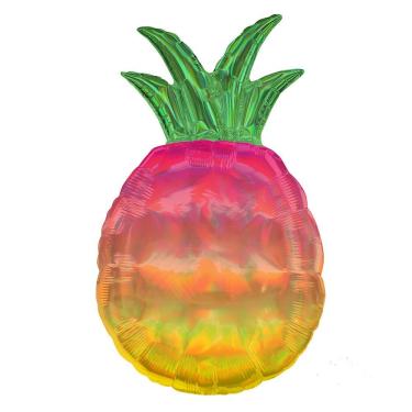 Imagem de Balão Holográfico Abacaxi - 31 Polegadas