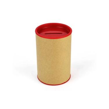 Imagem de Cofrinho De Papelão Personalizável Vermelho - 6 Unidades