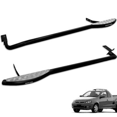 Imagem de Estribo Lateral Montana 2004 a 2010 Tubolar Pisante Preto