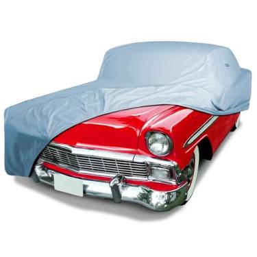 Imagem de iCarCover Capa de carro premium para Chevy Bel Air 1950-1952 à prova d'água para todos os climas chuva neve UV sol protetor de granizo para automóveis, acessórios automotivos, cobertura de carro