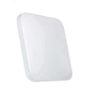 Imagem de 10 Plafon Led 18w Borda Infinita Quadrado Sobrepor E Embutir (Branco Quente 3000K)