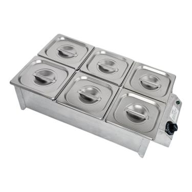 Imagem de Buffet Rechaud 6 Cubas Elétrico Inox 127V Profissional