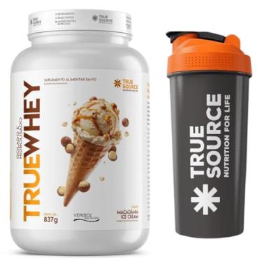 Imagem de Combo True Source Whey Protein Hidrolisado e Isolado c/colágeno Verisol (837g, Macadamia Ice Cream)