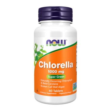 Imagem de Chlorella 1000MG 60 Pastilhas - NowFoods