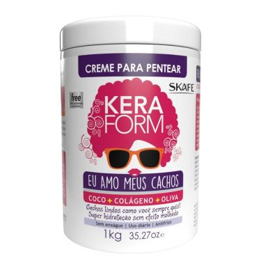 Imagem de Creme de Pentear Skafe Keraform Eu Amo Meus Cachos 1kg