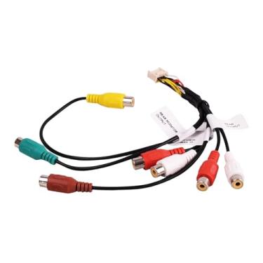 Imagem de MotiveTech RCA para áudio e vídeo automotivo, acessórios para som automotivo, adaptador para XT91918 DMH-342EX XT-91918-l4 DMH341EX