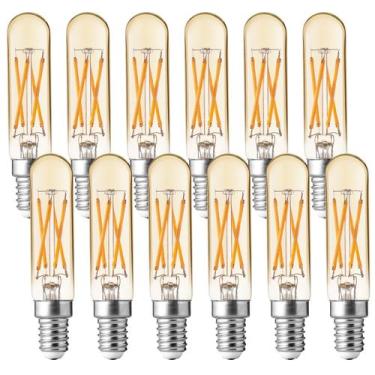 Imagem de Lâmpadas LED FLSNT Candelabra 5,5 W 2200 K, branco âmbar, pacote com 1