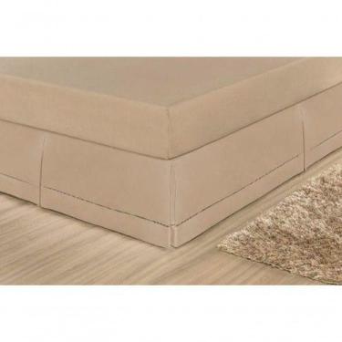 Imagem de Saia Para Cama Box Queen Juliana - Cáqui. - BIA ENXOVAIS