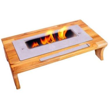 Imagem de Lareira Portátil Ecológica Inox Aço 304 - 27l X 49l X 12a Cm Cinza - N