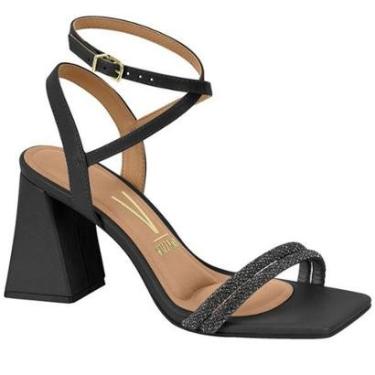 Imagem de Sandalia Vizzano 6283.2091 Salto Alto Anabela Plataforma Feminino-Feminino
