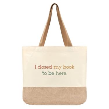 Imagem de Sacola para livros, presentes para amantes de livros, presentes para mulheres, leitoras, bibliotecárias, amigas, colegas de trabalho, esposa, irmã, mãe, escola, compras, aniversário, Natal, Ação de