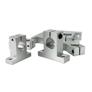 Imagem de 5 peças SHF3 SK3 4 5 6 8 10 12 13 16 mm Eixo óptico linear trilho guia haste de luz rolamento vertical estrutura de suporte fixo (SHF16 16MM)