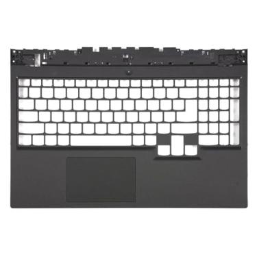 Imagem de Palmrest para notebook para lenovo legion 5-15ach6 5-15ach6h 5-15ach6a capa superior preta nova