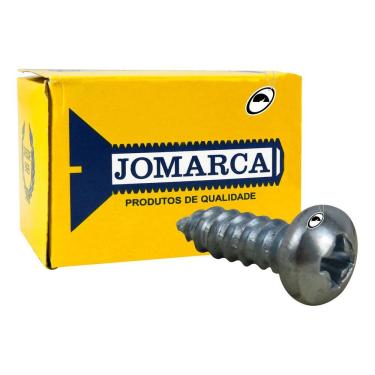 Imagem de Parafuso Phillips 2,9 X 9,5 Cab Panela Zincado Branco 2,9x9,5 Jomarca - 500un