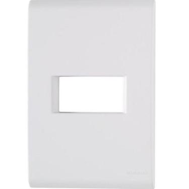 Imagem de Placa 1 posto 4x2 horiz liz 57106004 tramontina