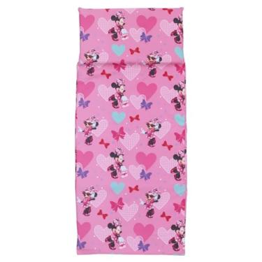 Imagem de Disney Minnie Mouse Lençol para cochilo pré-escolar, rosa