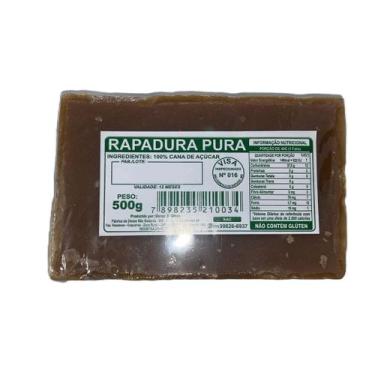 Imagem de Rapadura Pura Artesanal Mineira 500g