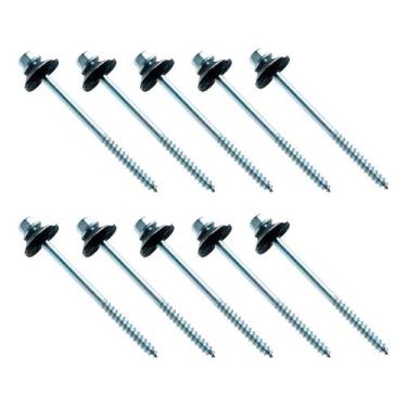 Imagem de Kit 50un Parafuso Telha 110mm Completo Para Sua Casa - none