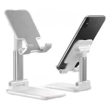 Imagem de KIT 1/2/3 PCS Suporte Para Celular e Tablet Dobrável Portátil Ajustável Apoio Mesa(2 PCS)