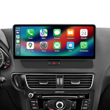 Imagem de Tela CarPlay sem fio de 12,3 polegadas para Audi Q5/SQ5 2009-2017 com sistema Audi Concert&Symphony | Android Auto & Mirror Link| 4G RAM + 64G ROM | Android13| Retém controles MMI | Rádio veicular com
