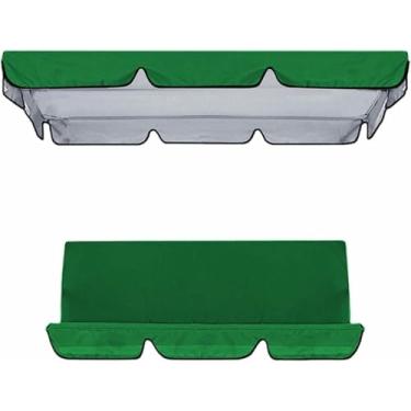 Imagem de Capa de substituição impermeável para balanço de jardim, tipo rede, para cadeiras de pátio - Proteção durável para assento de balanço externo.