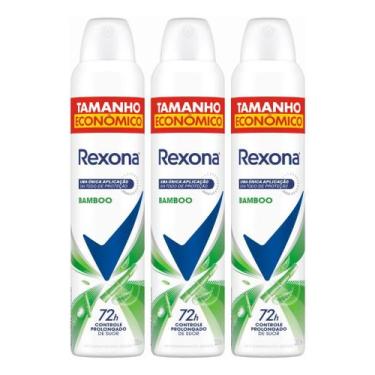 Imagem de Kit C/3 Desodorante Rexona Bamboo 200ml