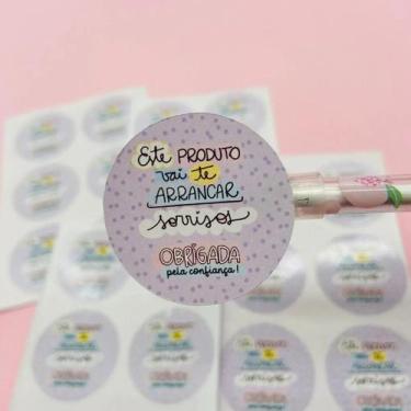 Imagem de 90 Adesivos Para Embalagens Este Produto Vai Te Arrancar - Bellarte
