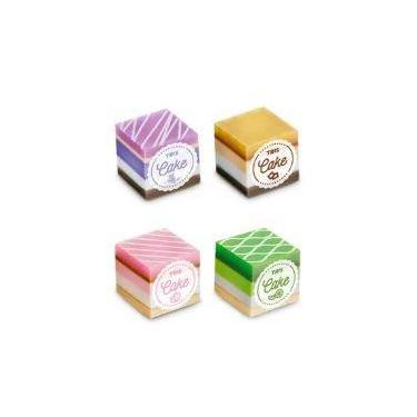 Imagem de Kit com 4 borrachas cake holic cores e cheiros sortidos tris