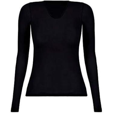 Imagem de Segunda Pele Manga Longa Trifilk542., Preto