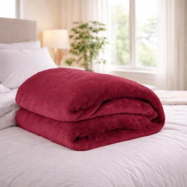 Imagem de Cobertor Manta Queen Microfibra Fleece Premium 01 Pç Toque Aveludado -