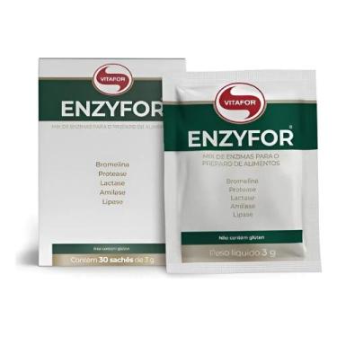 Imagem de Enzyfor Enzimas Digestivas - 30 Sachês 3g - Vitafor Neutro - Congratul