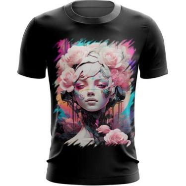 Imagem de Camiseta Dryfit Mulher de Rosas Paixão 5 - Kasubeck Store®, Baby Look 