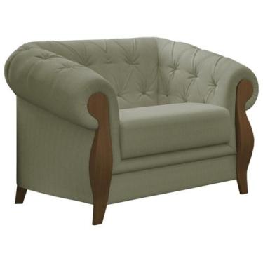 Imagem de Poltrona Decorativa Pes Em Madeira Murano SL 940 Moll - Molufan, SL 94