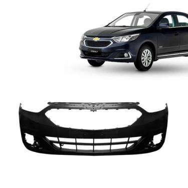 Imagem de Parachoque Dianteiro Cobalt 2016 2017 2018 2019 2020 2021 Preto Liso -