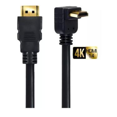 Imagem de CABO HDMI PLUG L 90º GRAUS 1,5MT ULTRA HD4K REF:D-HO1 - Grasep