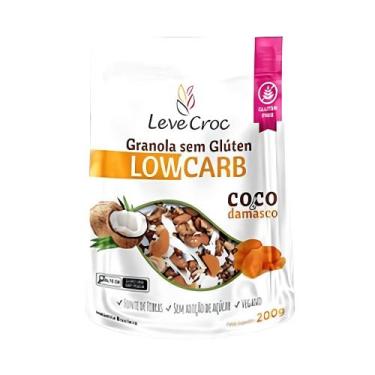 Imagem de Granola Low Carb de Coco e Damasco Sem Glúten Leve Crock 200g