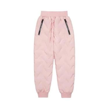 Imagem de Calças De Esqui Impermeáveis Para Meninos E Meninas, Acolchoadas, Quen