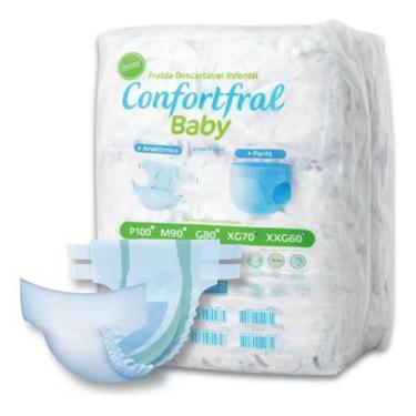 Imagem de Pacotão De Fralda Infantil Segunda Linha - Confortfral, M