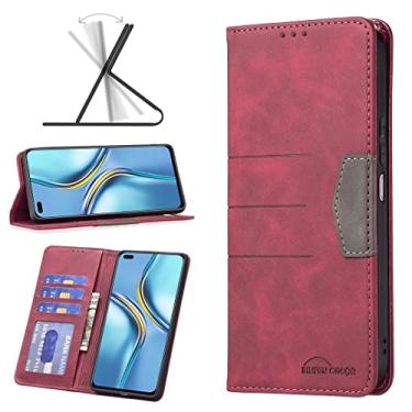 Imagem de HONGYAN Capa de telefone Para honra x20 magnetic splicing couro de couro Capa protetora