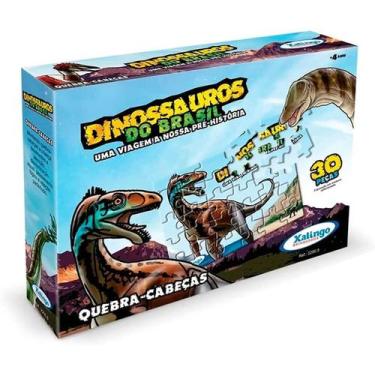 Imagem de Quebra Cabeça Dinossauro Do Brasil 30 Peças 22009 Xalingo