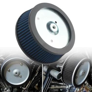 Imagem de FINMOKAL Big Sucker High Flow Stage 1 Filtro de Ar Vermelho Admissão Apto Para Harley Dyna Super Glide FLSTC Motor77 Para Dyna 1999-2017 para Softail 2000-2015