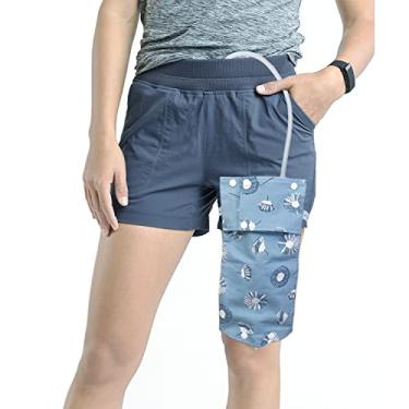 Imagem de Capa de saco de drenagem com alças para bolsa de cateter 500 ml 600 ml capa de bolsa de perna de cateter suporte de saco de nefrostomia