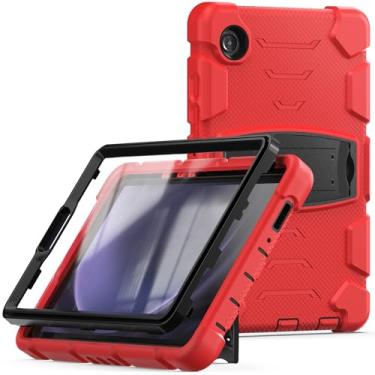 Imagem de RUGGYCASE Capa protetora resistente à prova de choque de grau militar para Samsung Galaxy Tab A9 com protetor de tela integrado, suporte ultra estável para 20,7 cm (serve nos modelos
