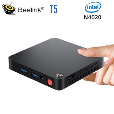 Imagem de Beelink-T4 Pro Mini PC  Processador Intel Apollo Lake  N3350  4K  4GB  64GB  BT4.0  1000M  AC  WiFi