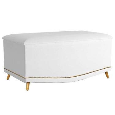Imagem de Calçadeira Baú Solteiro 90cm Imperial J02 Corano Branco