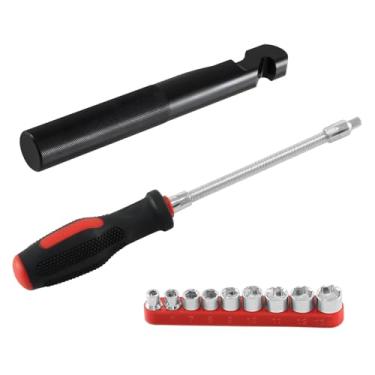 Imagem de KPALAG Ferramentas de remoção de troca de correia com kit de ferramentas de remoção de tampa de embreagem compatível com Polaris RZR 900 S 1000 XP/XP4 Turbo RZR 570 800