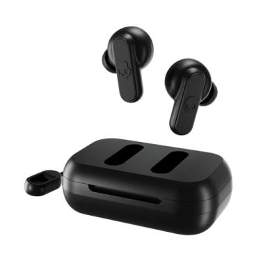 Imagem de Skullcandy Fones de ouvido intra-auriculares Dime sem fio, bateria de 12 horas, microfone, funciona com dispositivos iPhone Android e Bluetooth - preto verdadeiro
