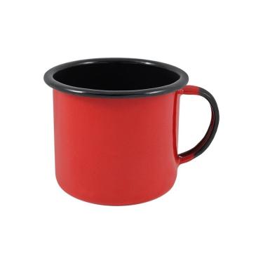 Imagem de Caneca Grande Esmaltada Vermelho 370 ml Ewel