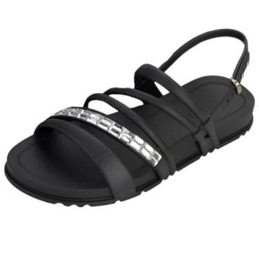 Imagem de Sandália Feminina Flatform Brilho Diamante Acolher Grendha